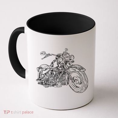 Hand Drawn Motorcycle Coffee Mug