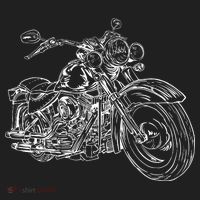 Hand Drawn Motorcycle Tumbler thumb 3