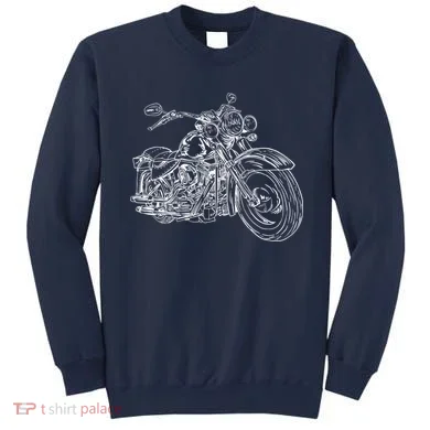 Hand Drawn Motorcycle Sweatshirt