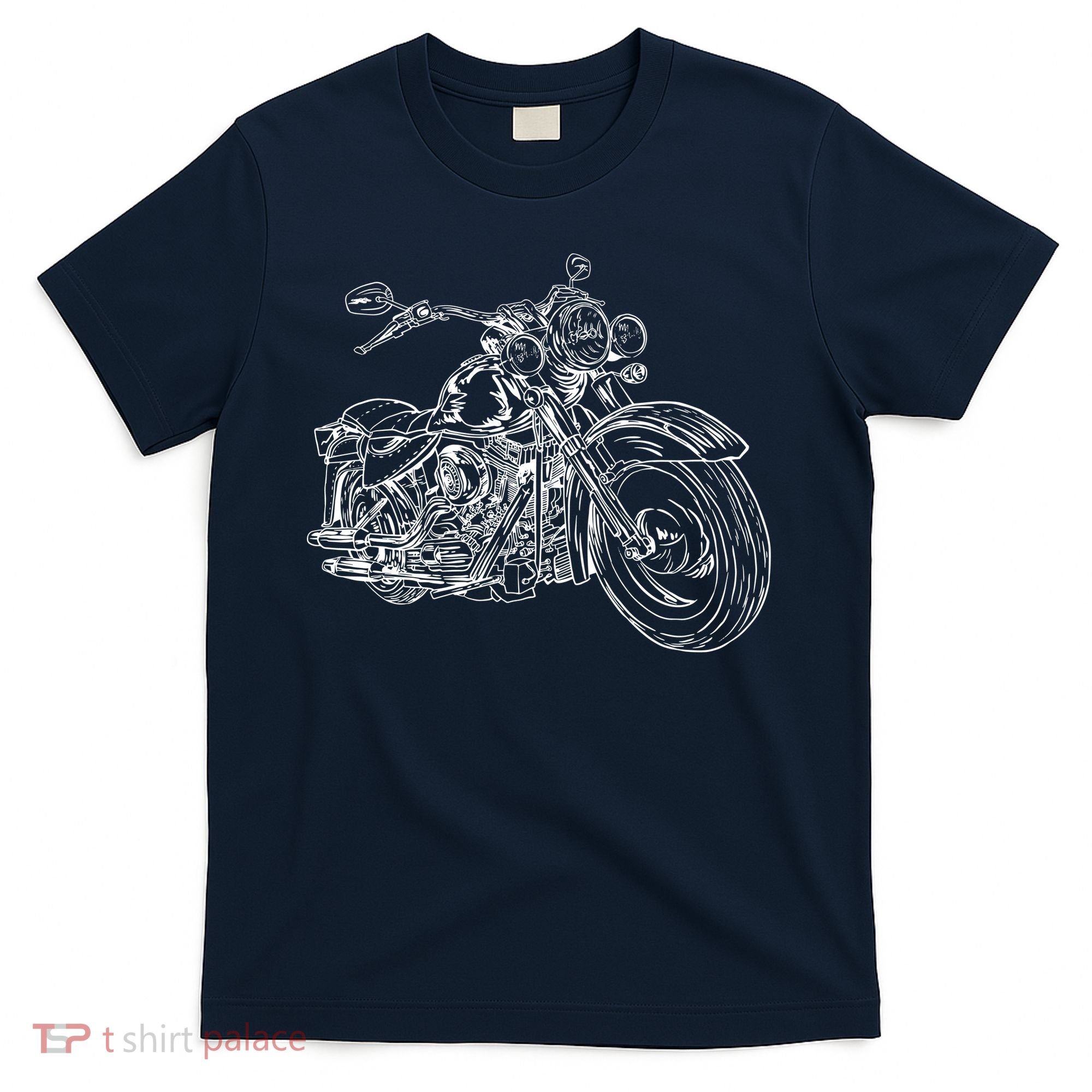 Hand Drawn Motorcycle T-Shirt