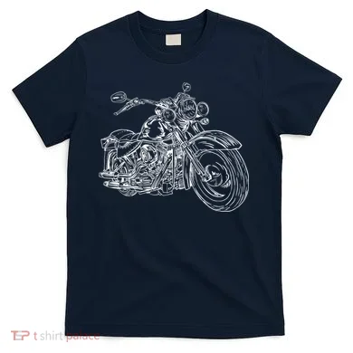 Hand Drawn Motorcycle T-Shirt