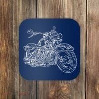 Hand Drawn Motorcycle Coaster thumb 0