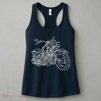 Hand Drawn Motorcycle Women's Tank Top thumb 3