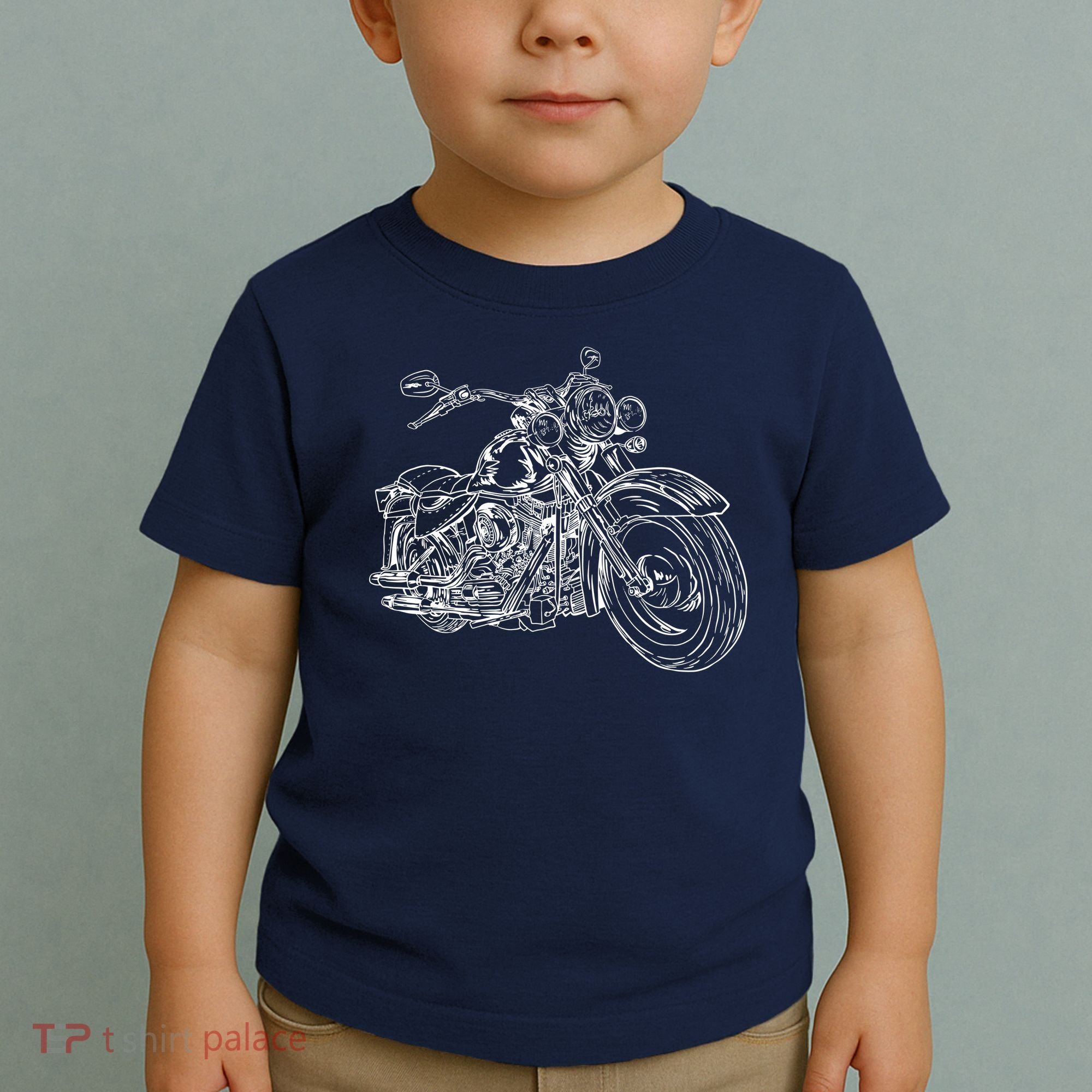 Hand Drawn Motorcycle Toddler T-Shirt