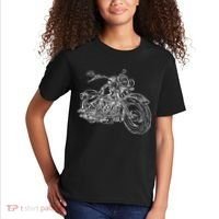 Hand Drawn Motorcycle Kids T-Shirt thumb 2