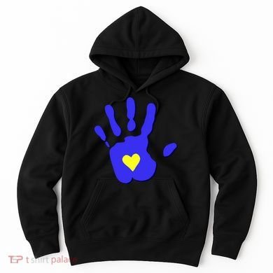 Hand Heart Down Syndrome Awareness Hoodie