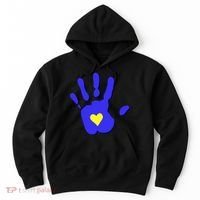 Hand Heart Down Syndrome Awareness Hoodie thumb 0