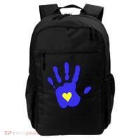 Hand Heart Down Syndrome Awareness Backpack thumb 0