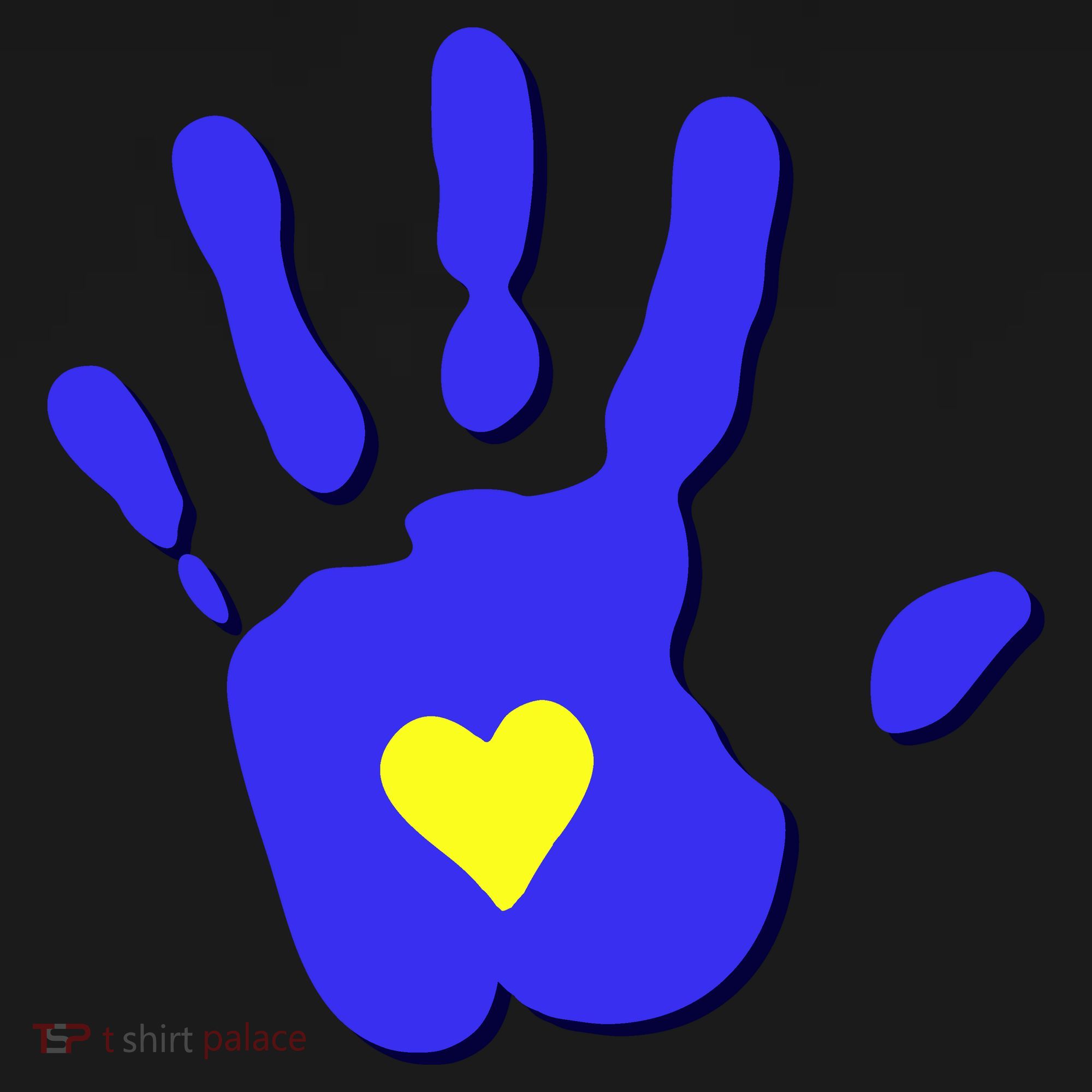 Hand Heart Down Syndrome Awareness Backpack