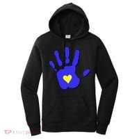 Hand Heart Down Syndrome Awareness Women's Hoodie thumb 0