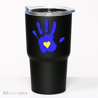 Hand Heart Down Syndrome Awareness Tumbler