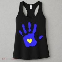 Hand Heart Down Syndrome Awareness Women's Tank Top thumb 3