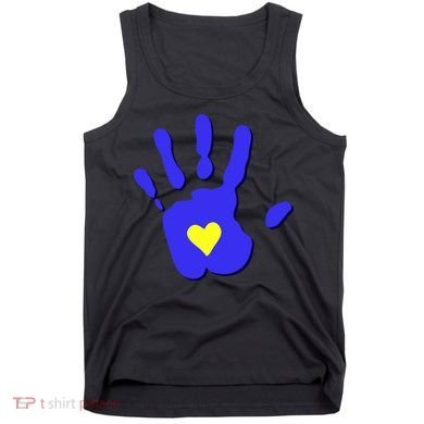 Hand Heart Down Syndrome Awareness Tank Top