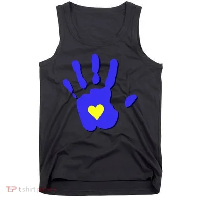 Hand Heart Down Syndrome Awareness Tank Top