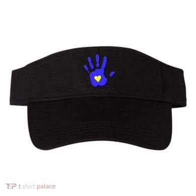 Hand Heart Down Syndrome Awareness Visor