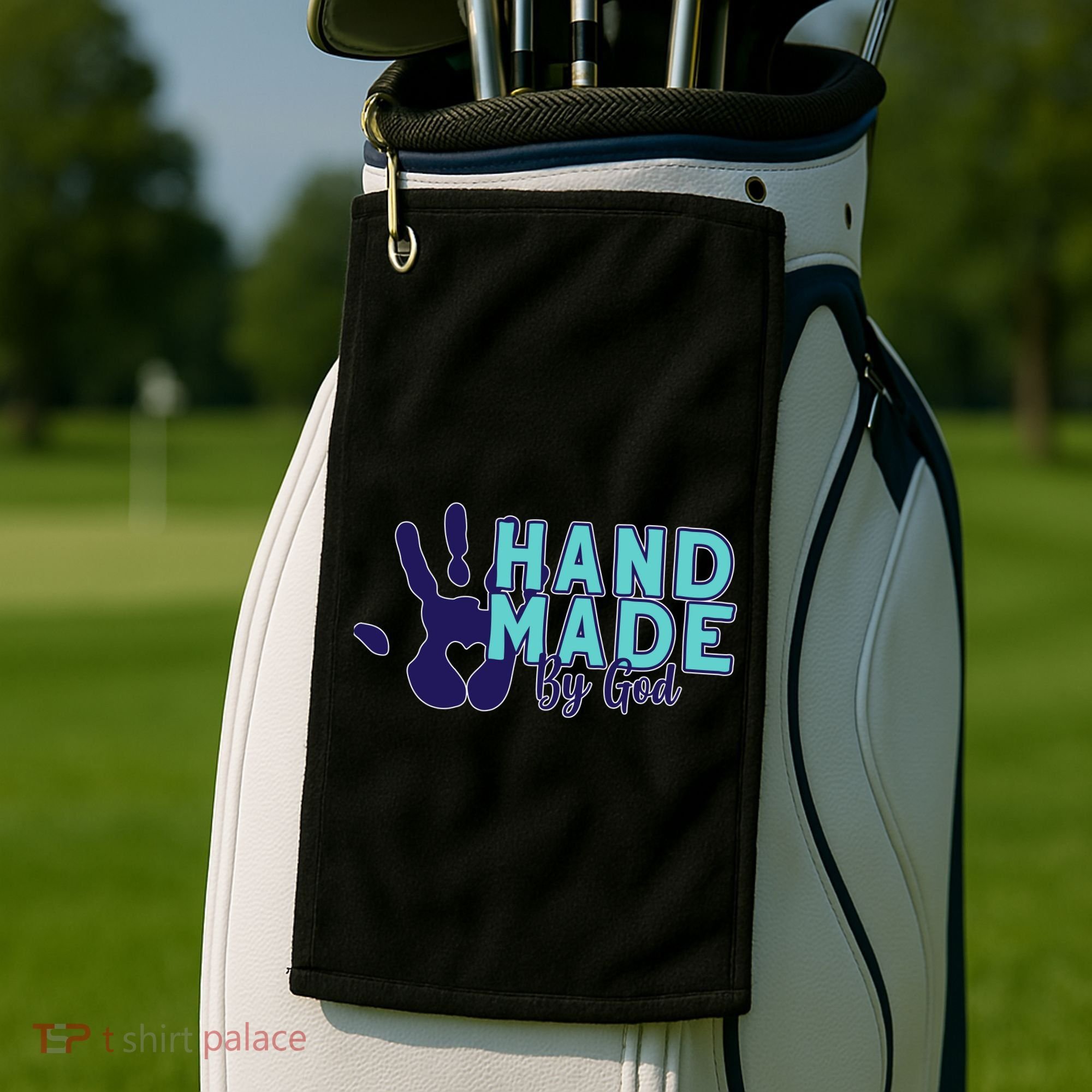 Hand Made God Golf Towel