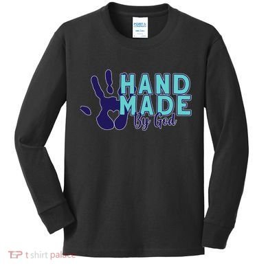 Hand Made God Kids Long Sleeve Shirt
