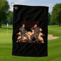 Hand To Hand Combat Army Golf Towel thumb 1