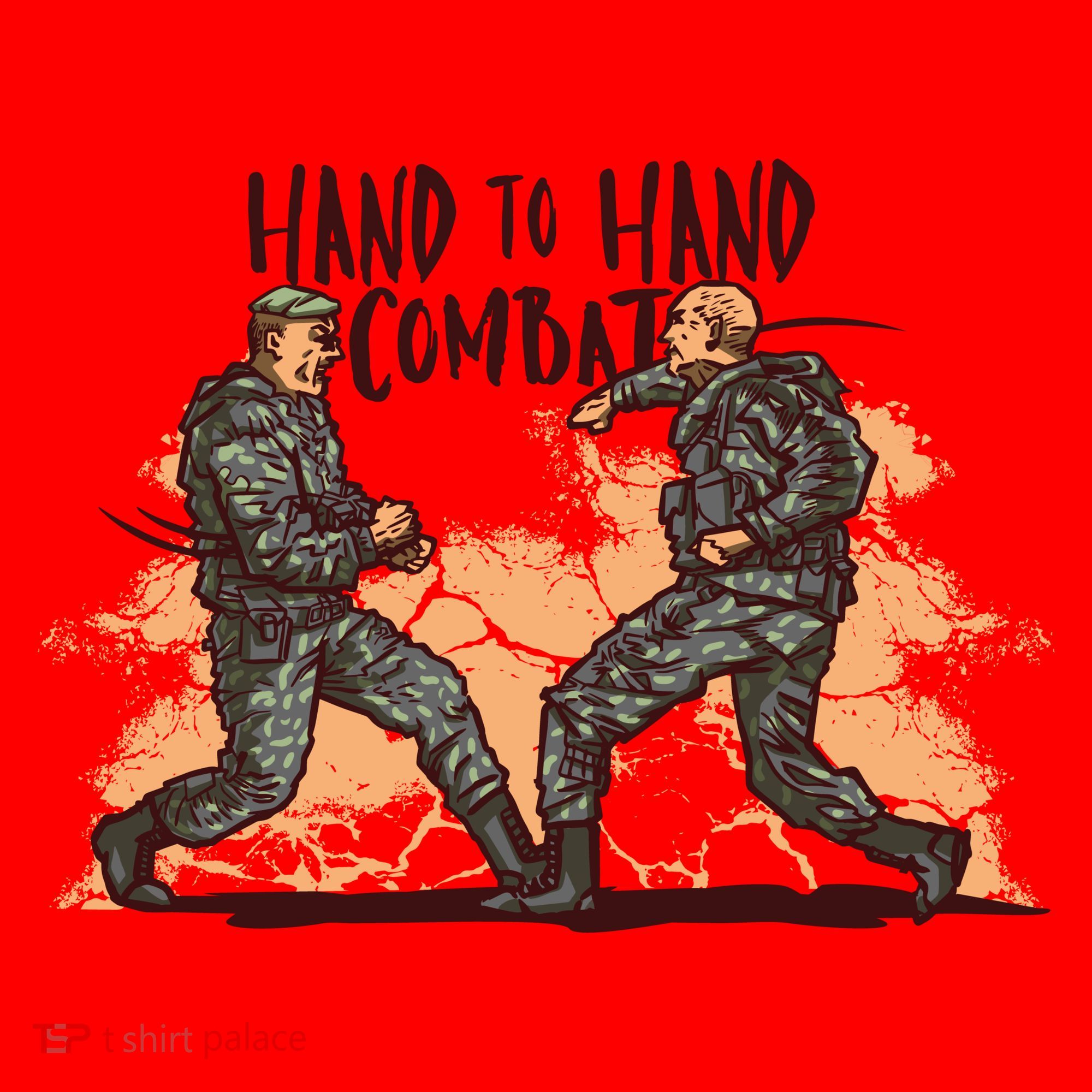 Hand To Hand Combat Army Santa Hat