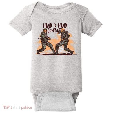 Hand To Hand Combat Army Baby Bodysuit