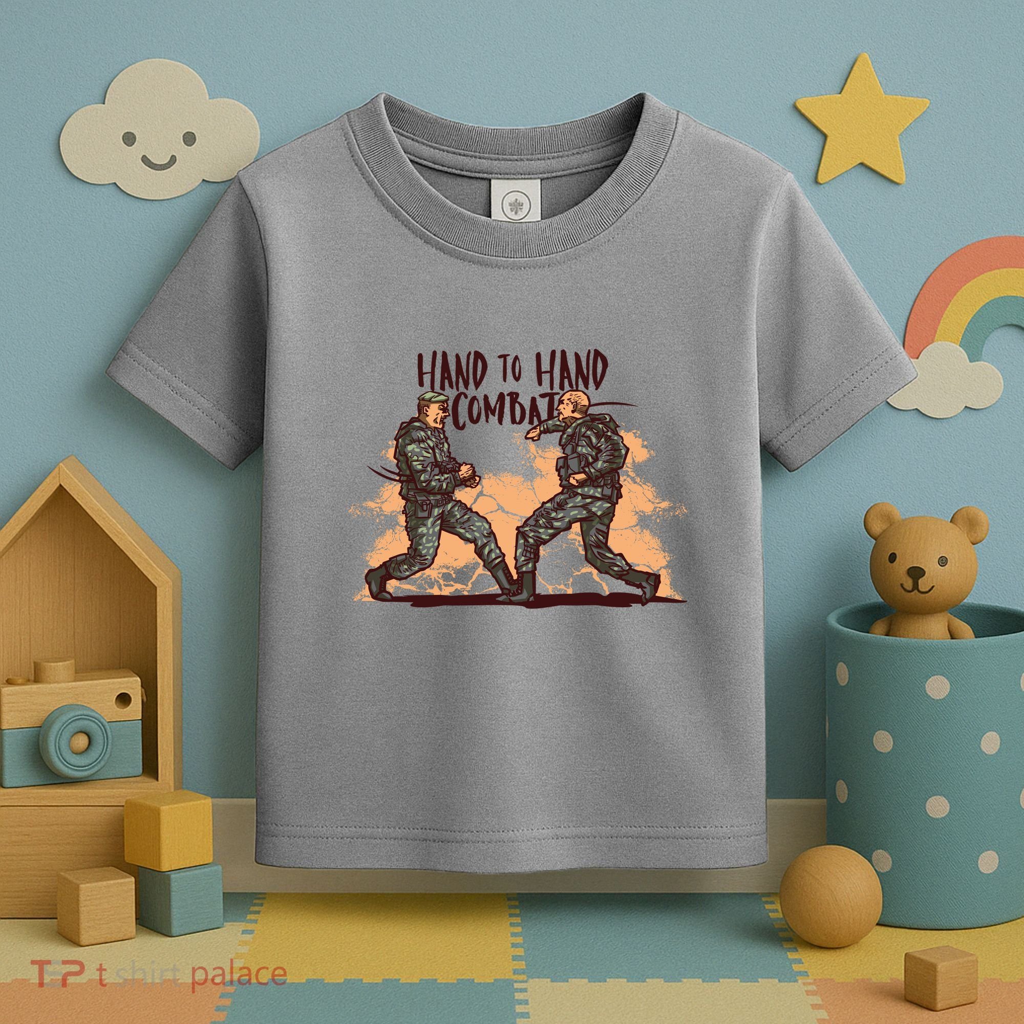 Hand To Hand Combat Army Toddler T-Shirt