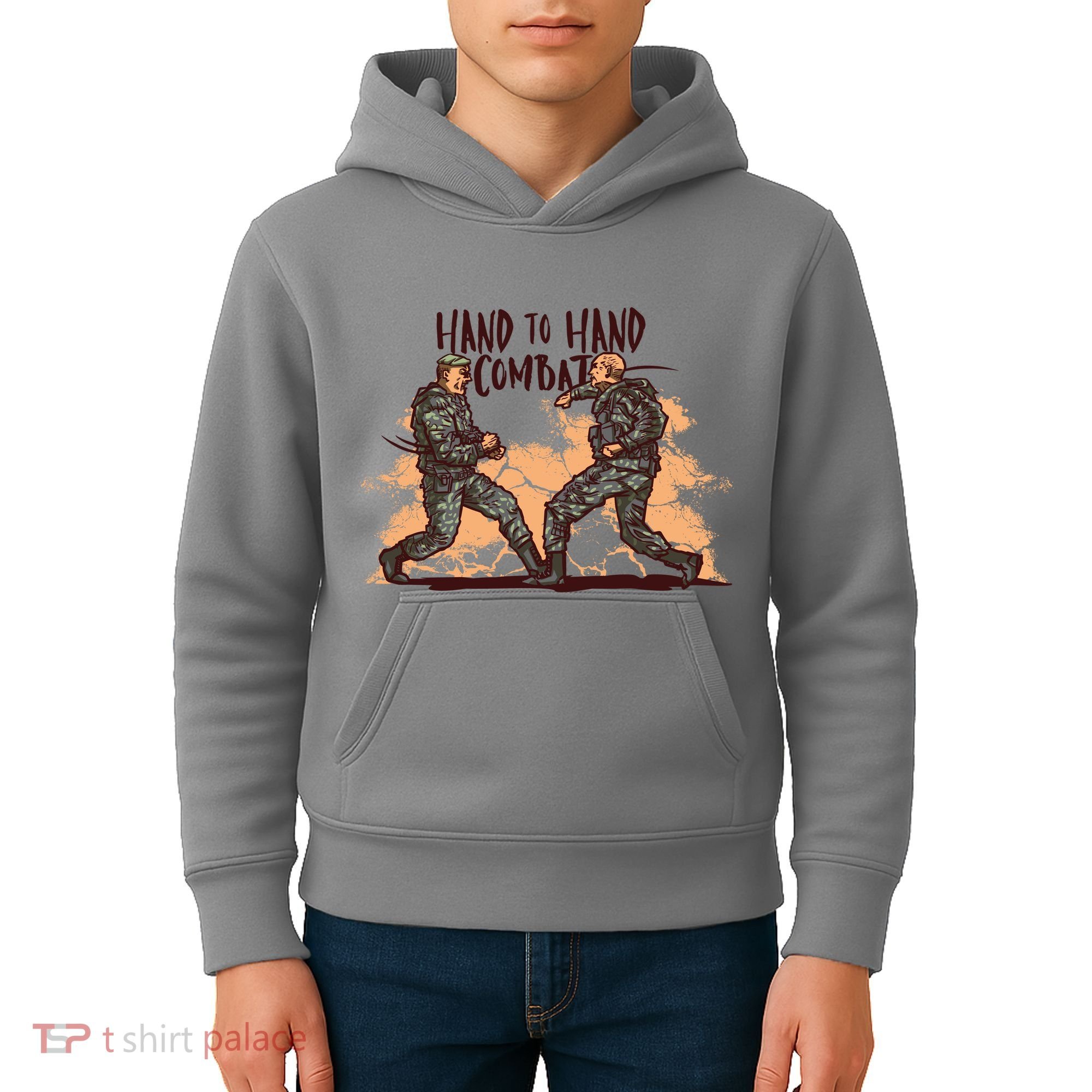 Hand To Hand Combat Army Kids Hoodie