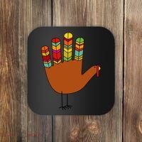 Hand Turkey Thanksgiving Day Coaster thumb 0