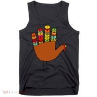 Hand Turkey Thanksgiving Day Tank Top thumb 0