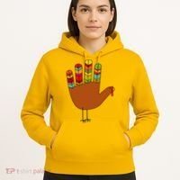 Hand Turkey Thanksgiving Day Hoodie thumb 5