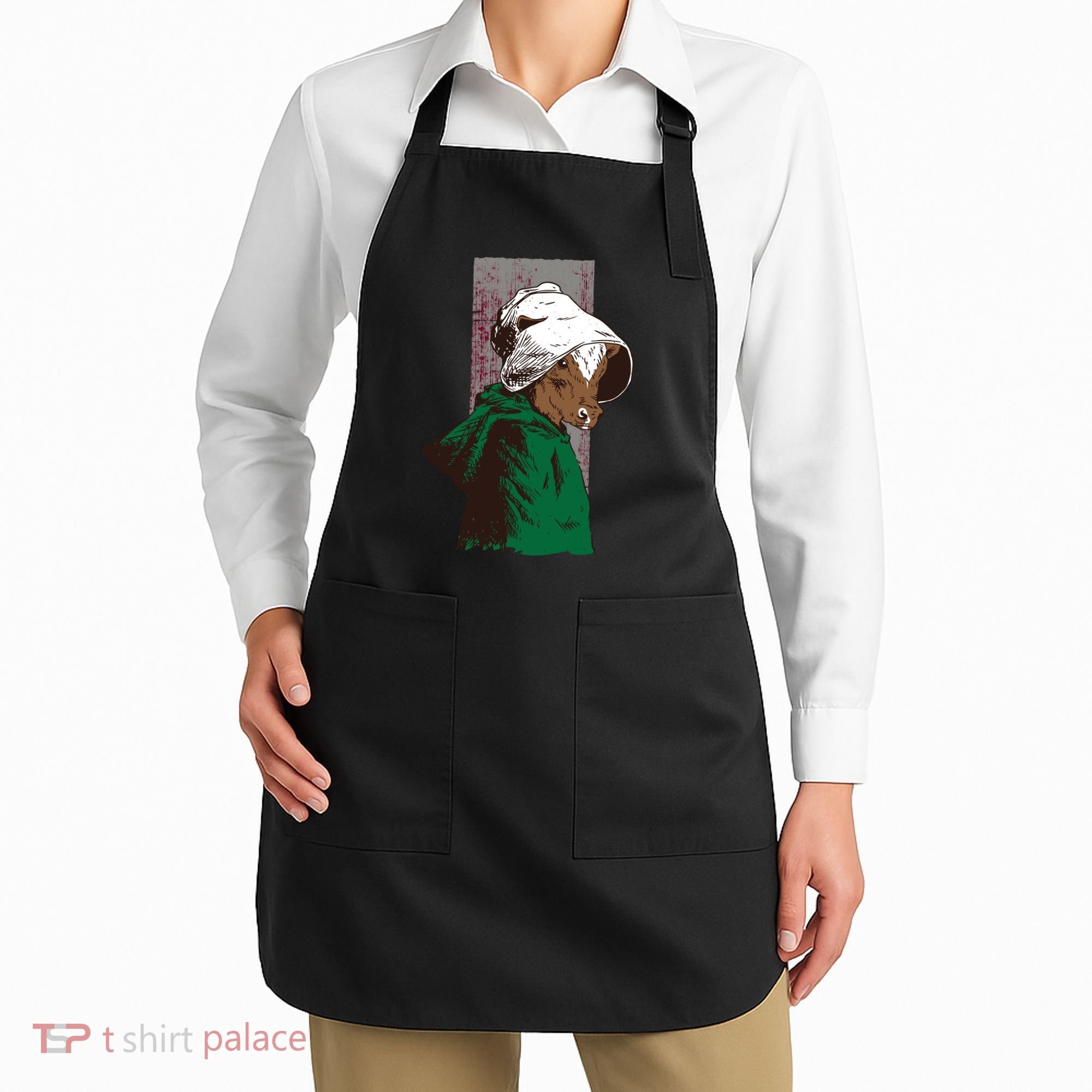 Handmaid Cow Parody Apron