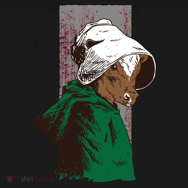 Handmaid Cow Parody Bucket Hat