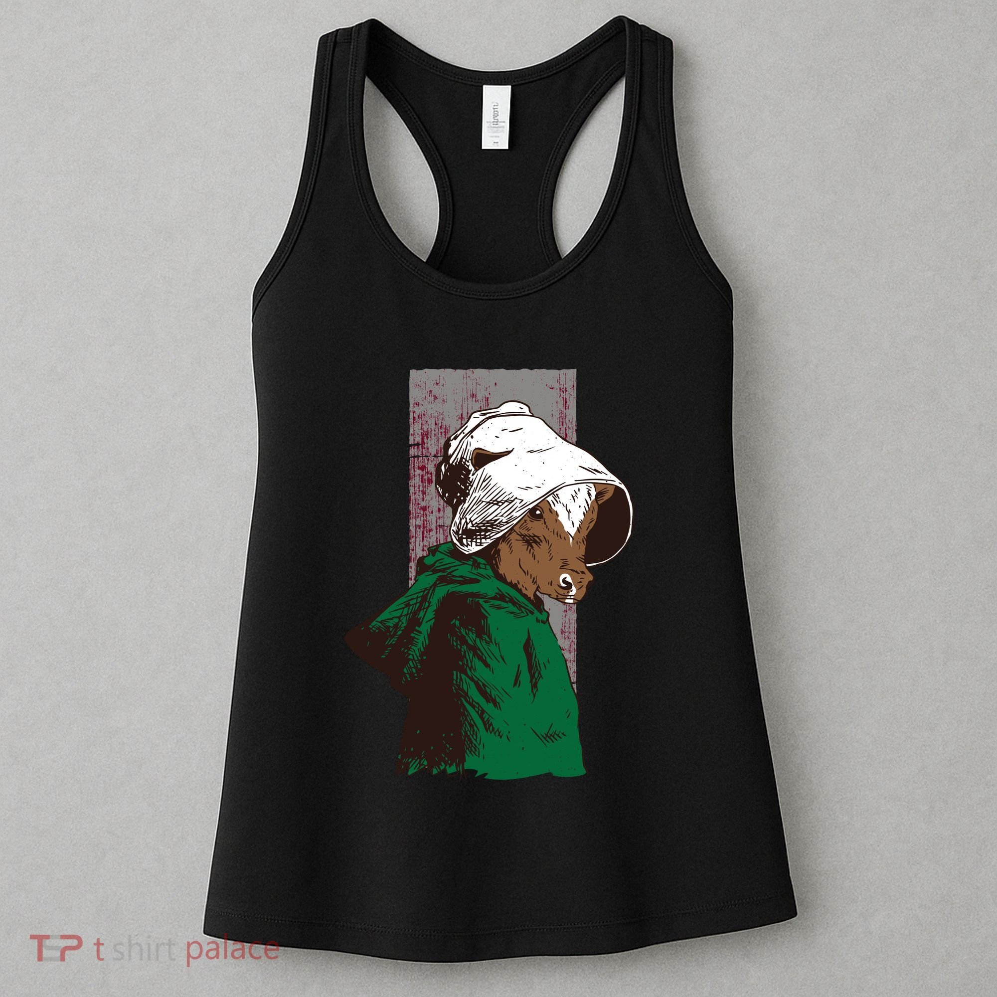 Handmaid Cow Parody Women's Tank Top
