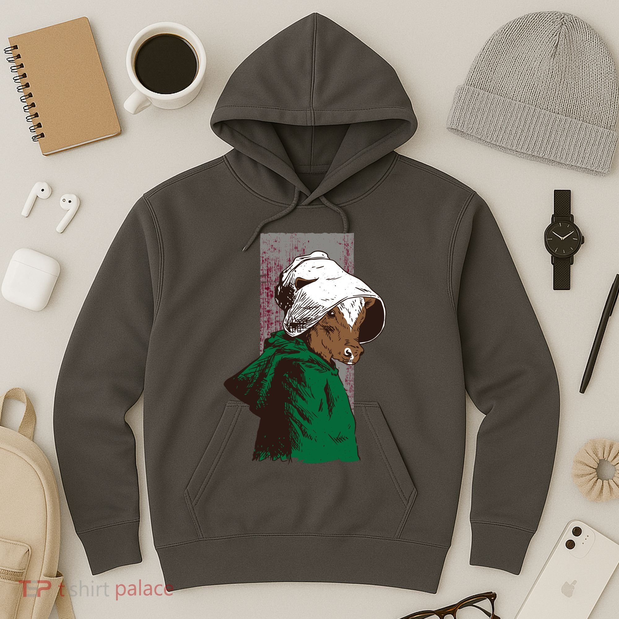 Handmaid Cow Parody Hoodie