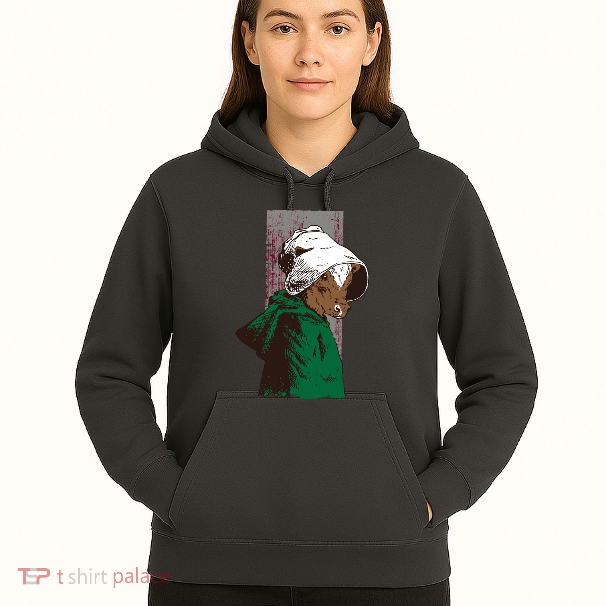 Handmaid Cow Parody Hoodie
