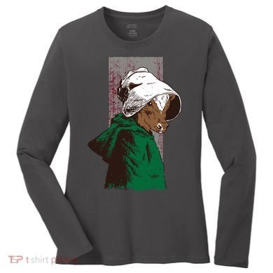 Handmaid Cow Parody Women's Long Sleeve Shirt