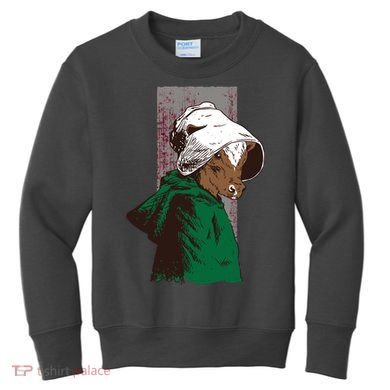 Handmaid Cow Parody Kids Sweatshirt