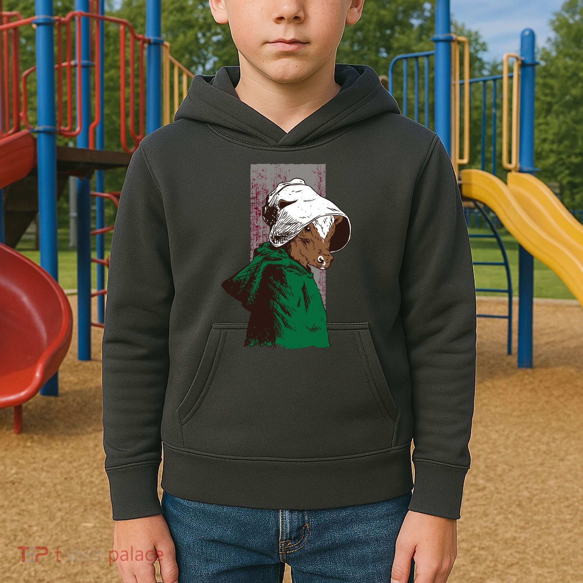 Handmaid Cow Parody Kids Hoodie