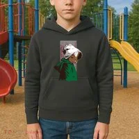 Handmaid Cow Parody Kids Hoodie thumb 2
