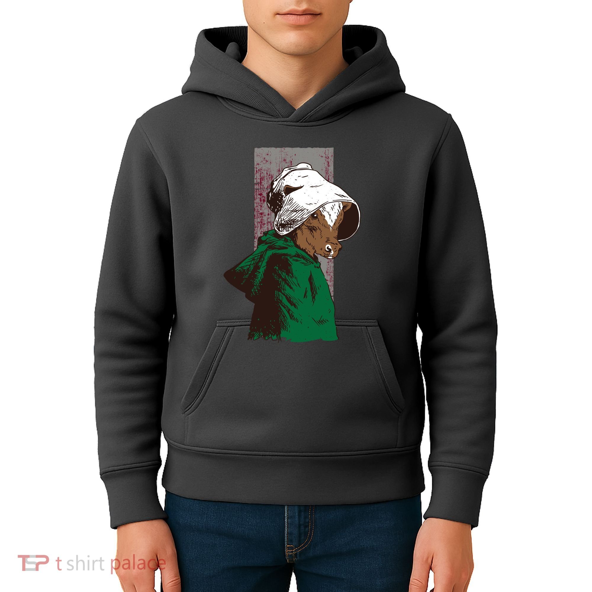 Handmaid Cow Parody Kids Hoodie