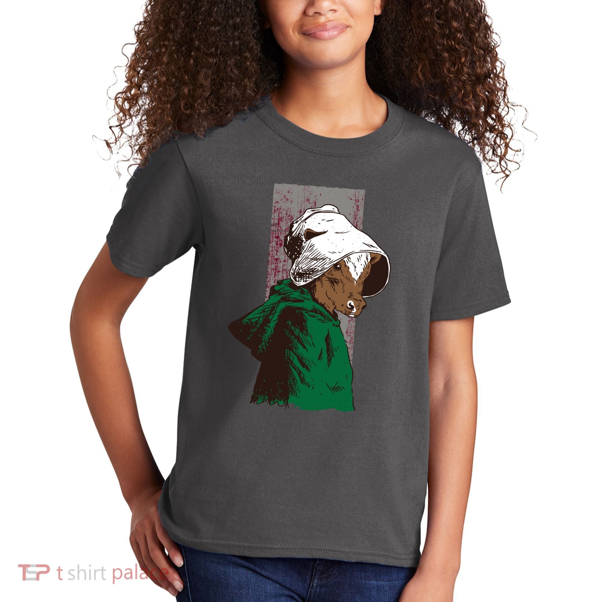 Handmaid Cow Parody Kids T-Shirt