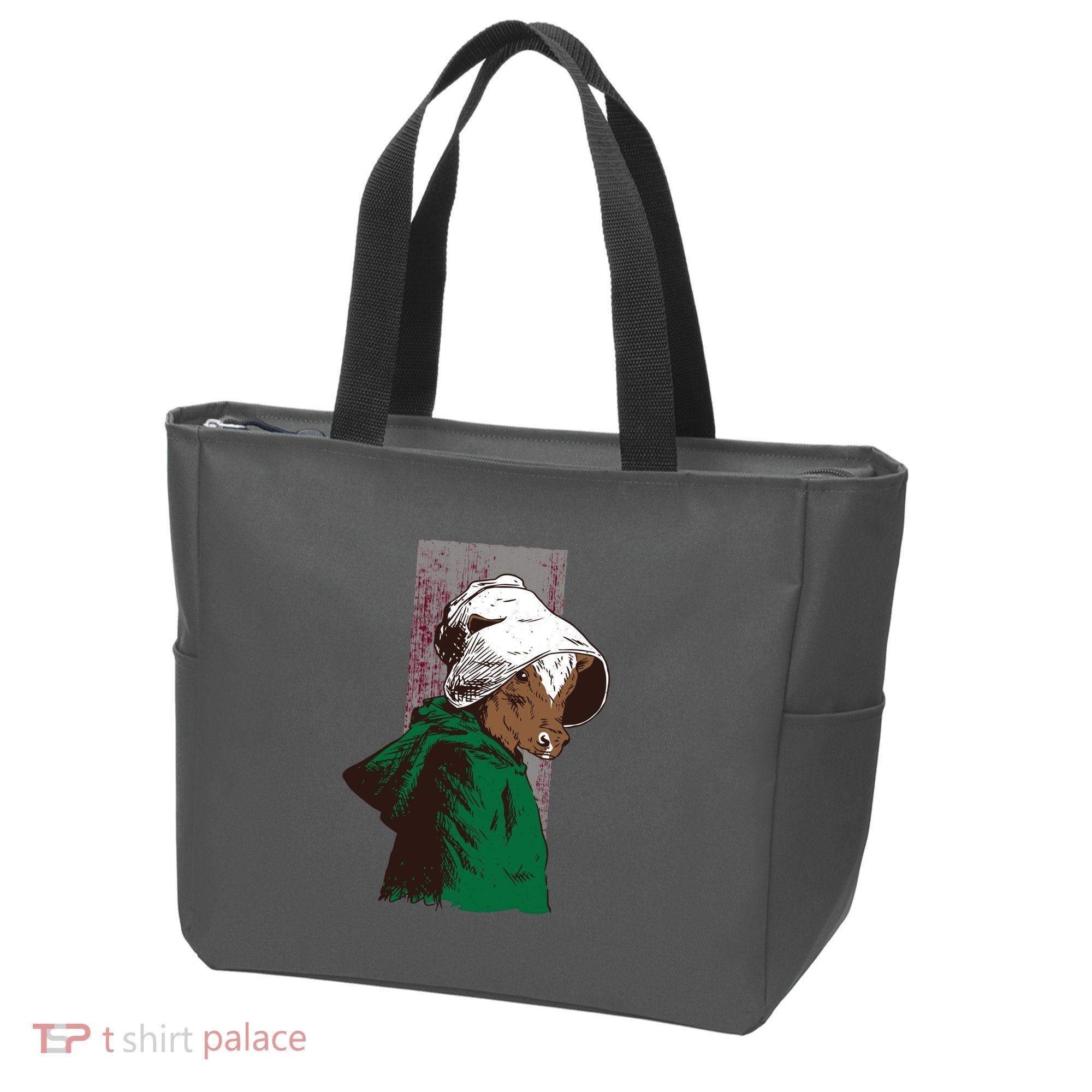 Handmaid Cow Parody Tote Bag