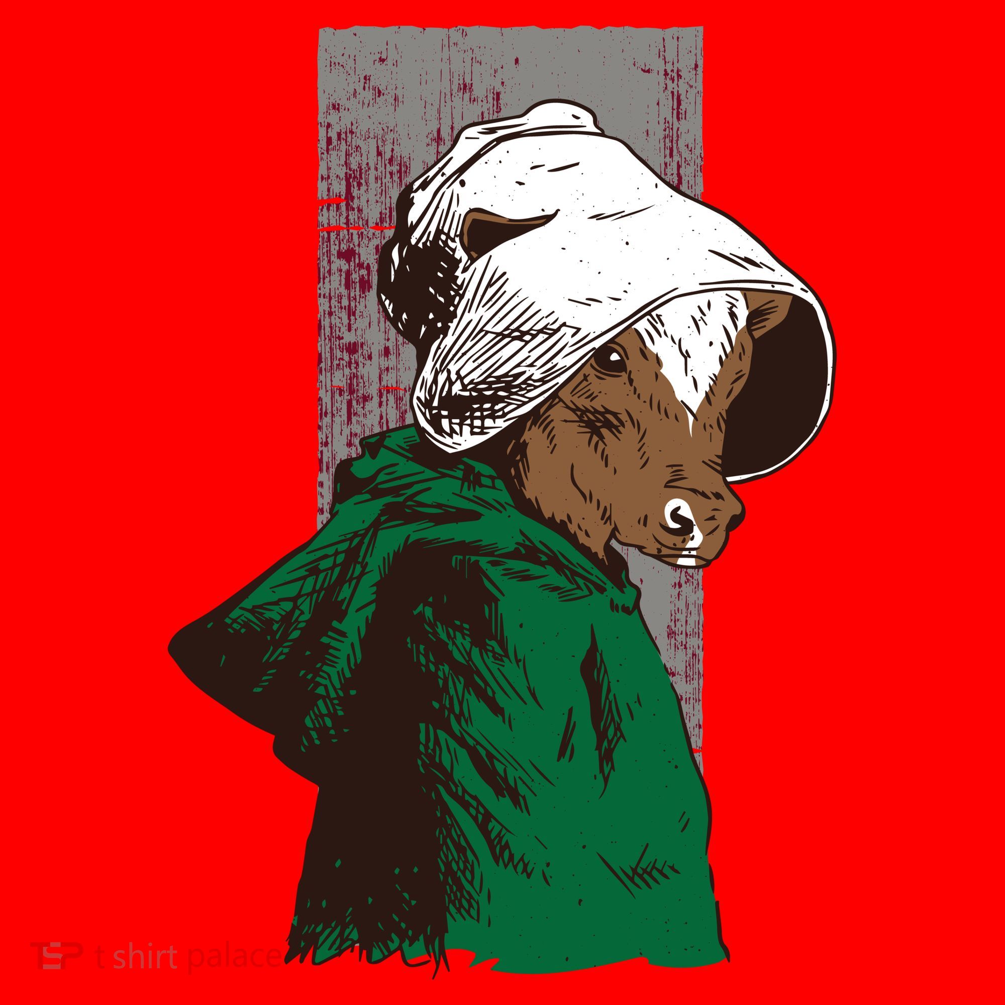 Handmaid Cow Parody Santa Hat