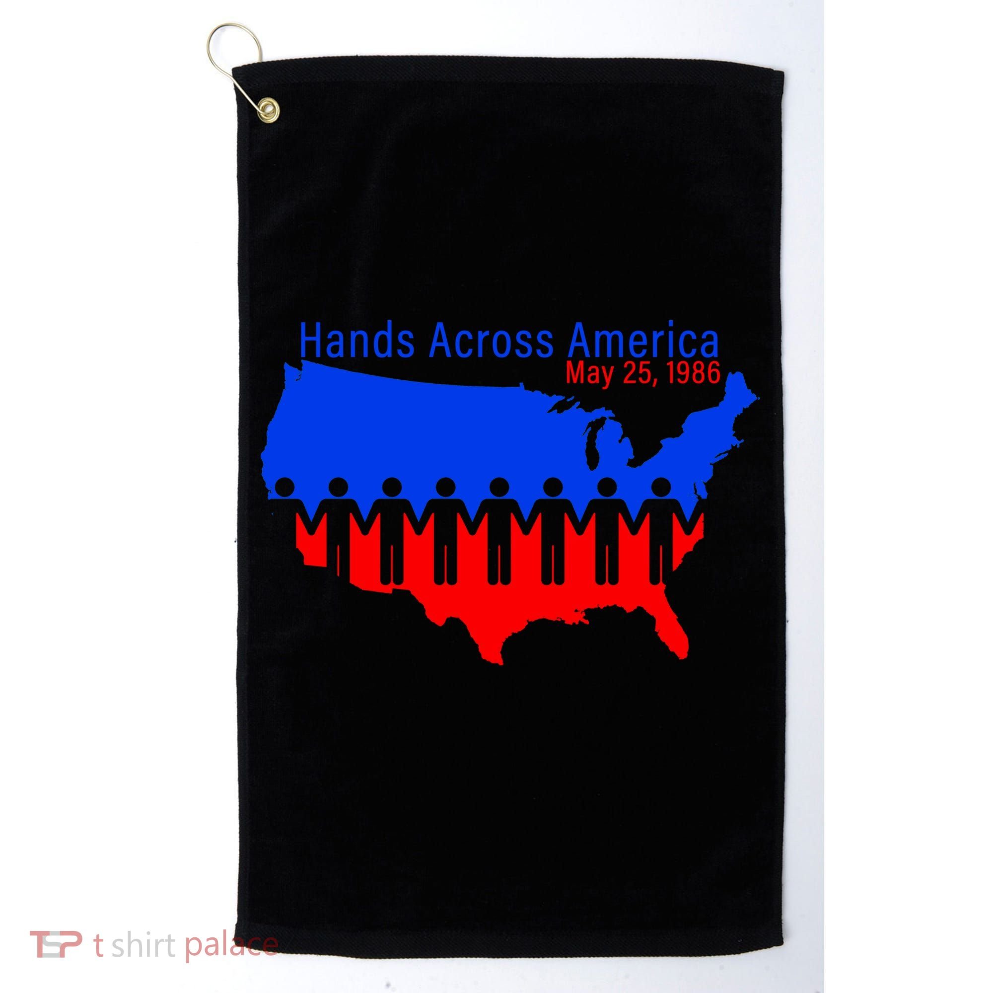 Hands Across America Golf Towel