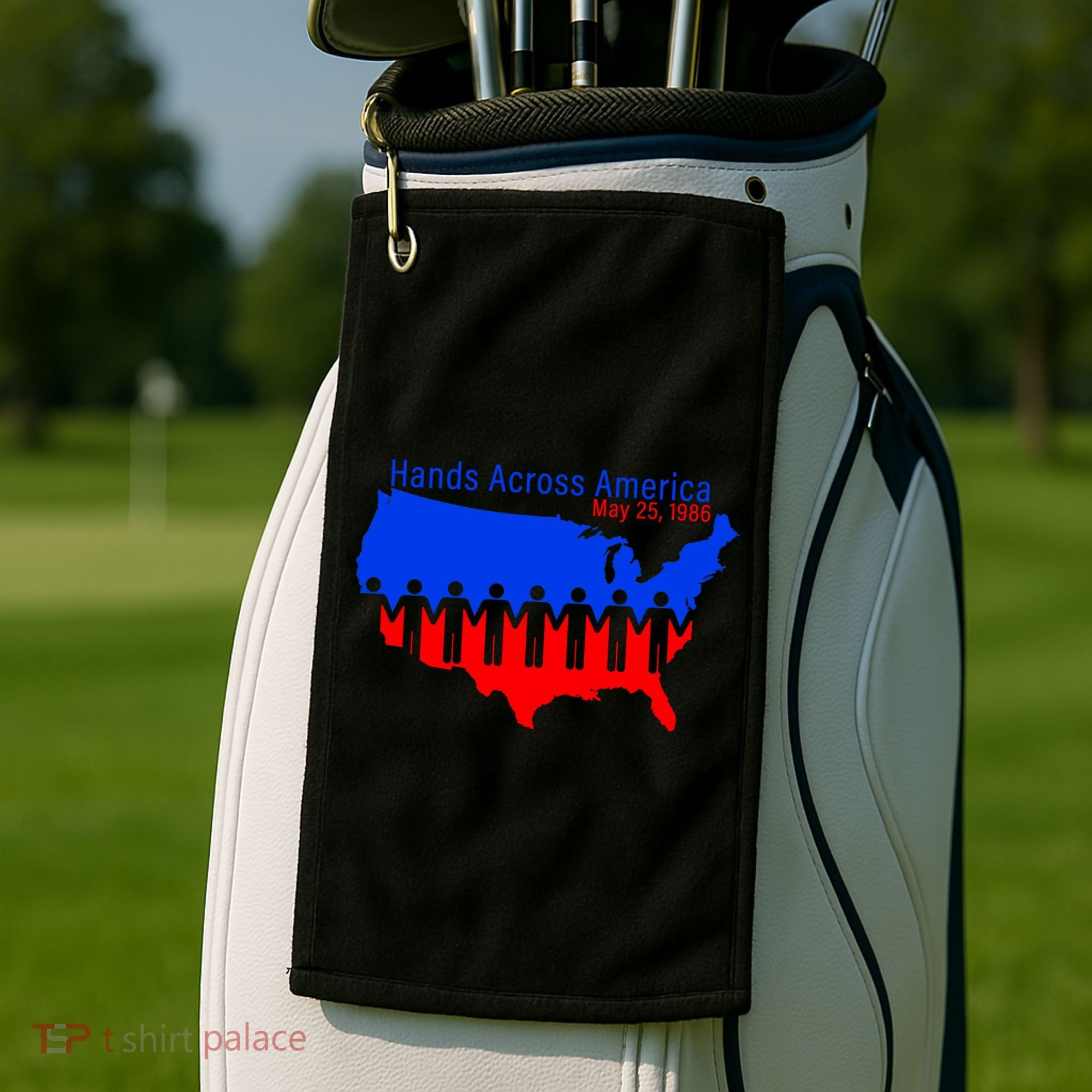 Hands Across America Golf Towel