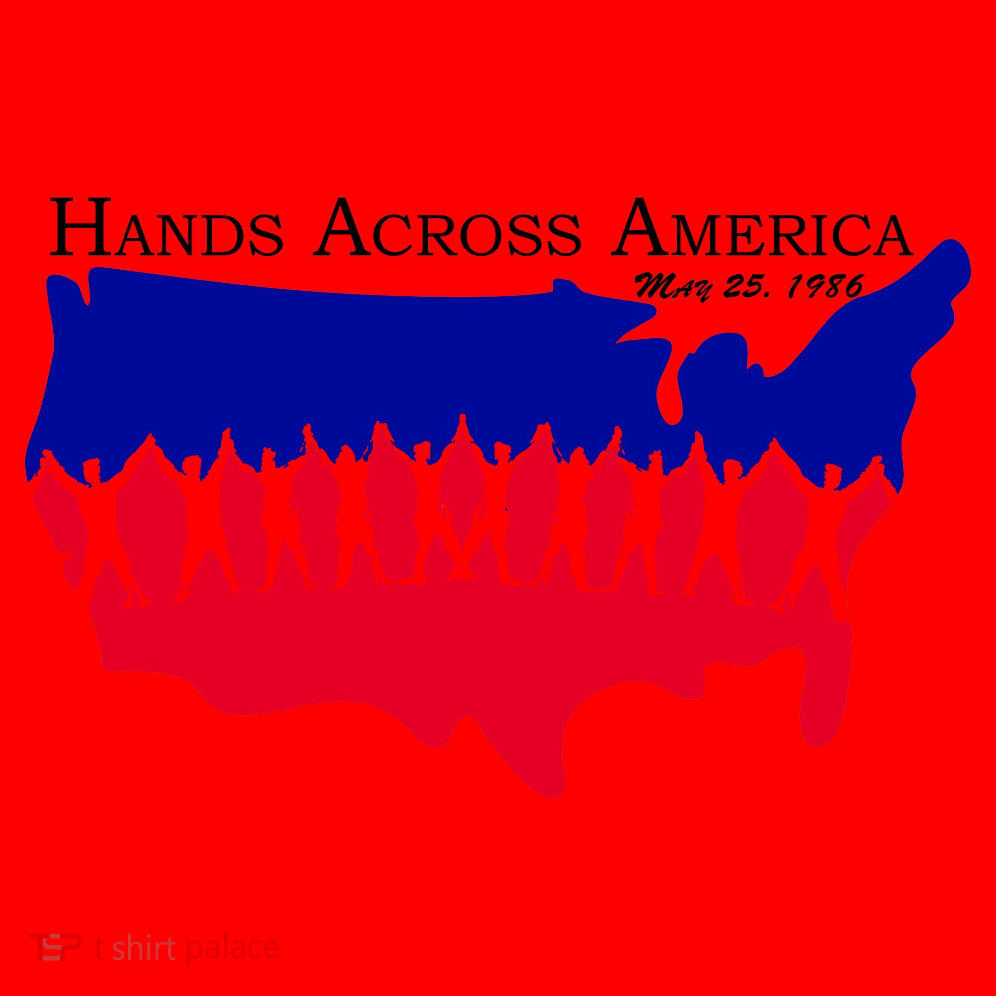 Hands Across America Stand Together Santa Hat