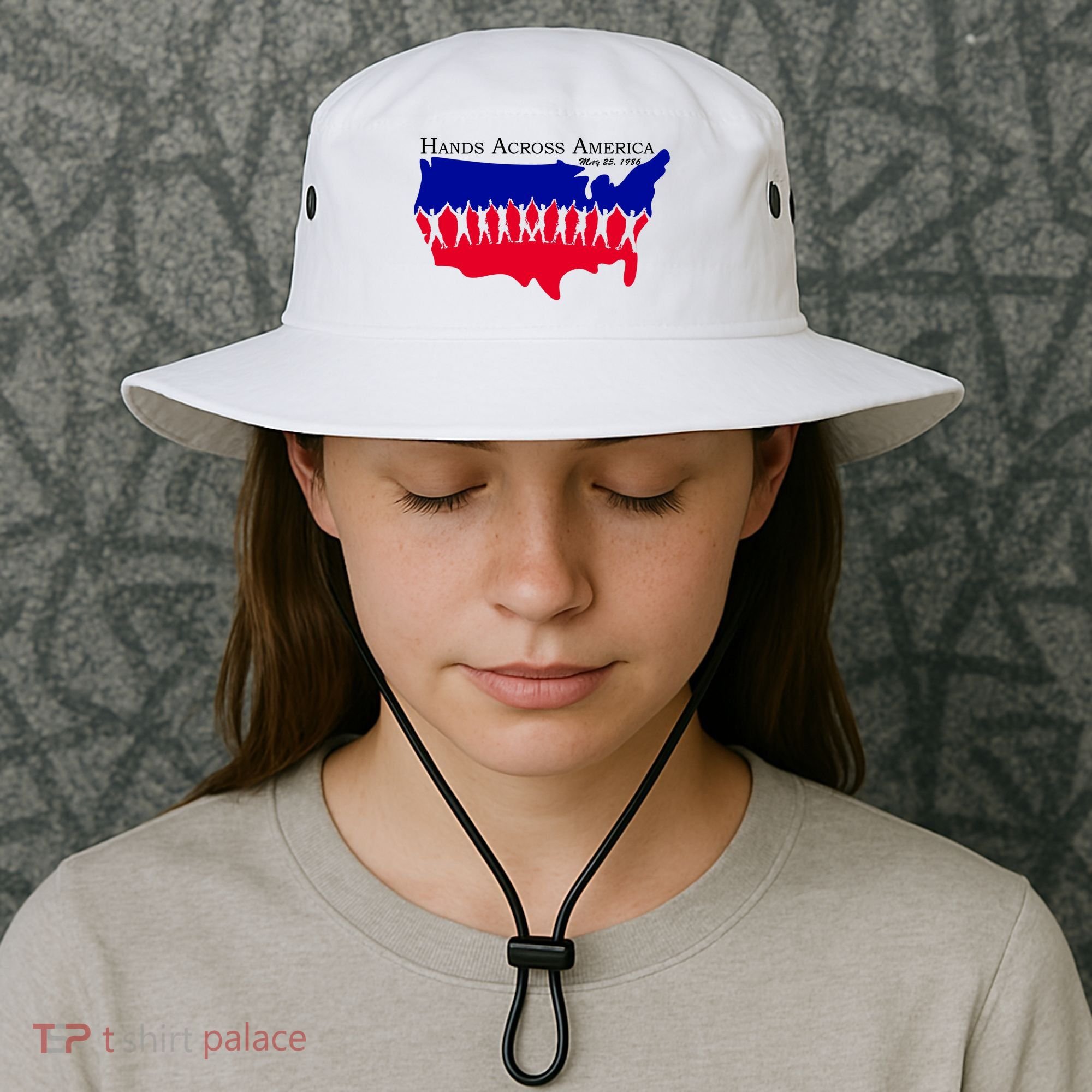 Hands Across America Stand Together Bucket Hat