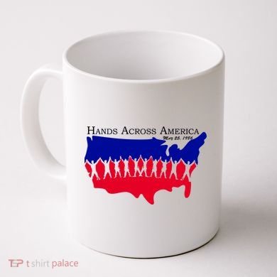 Hands Across America Stand Together Coffee Mug