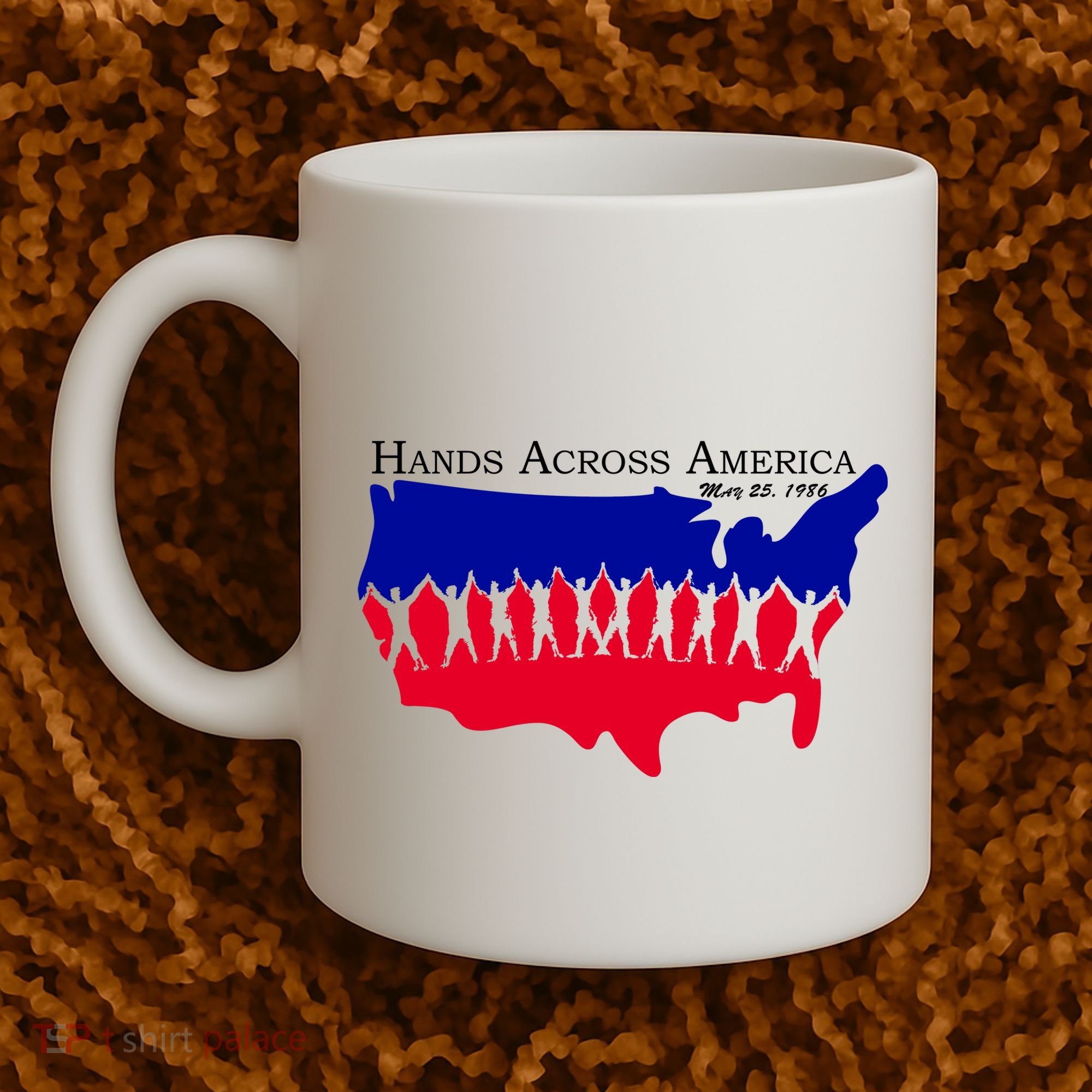 Hands Across America Stand Together Coffee Mug