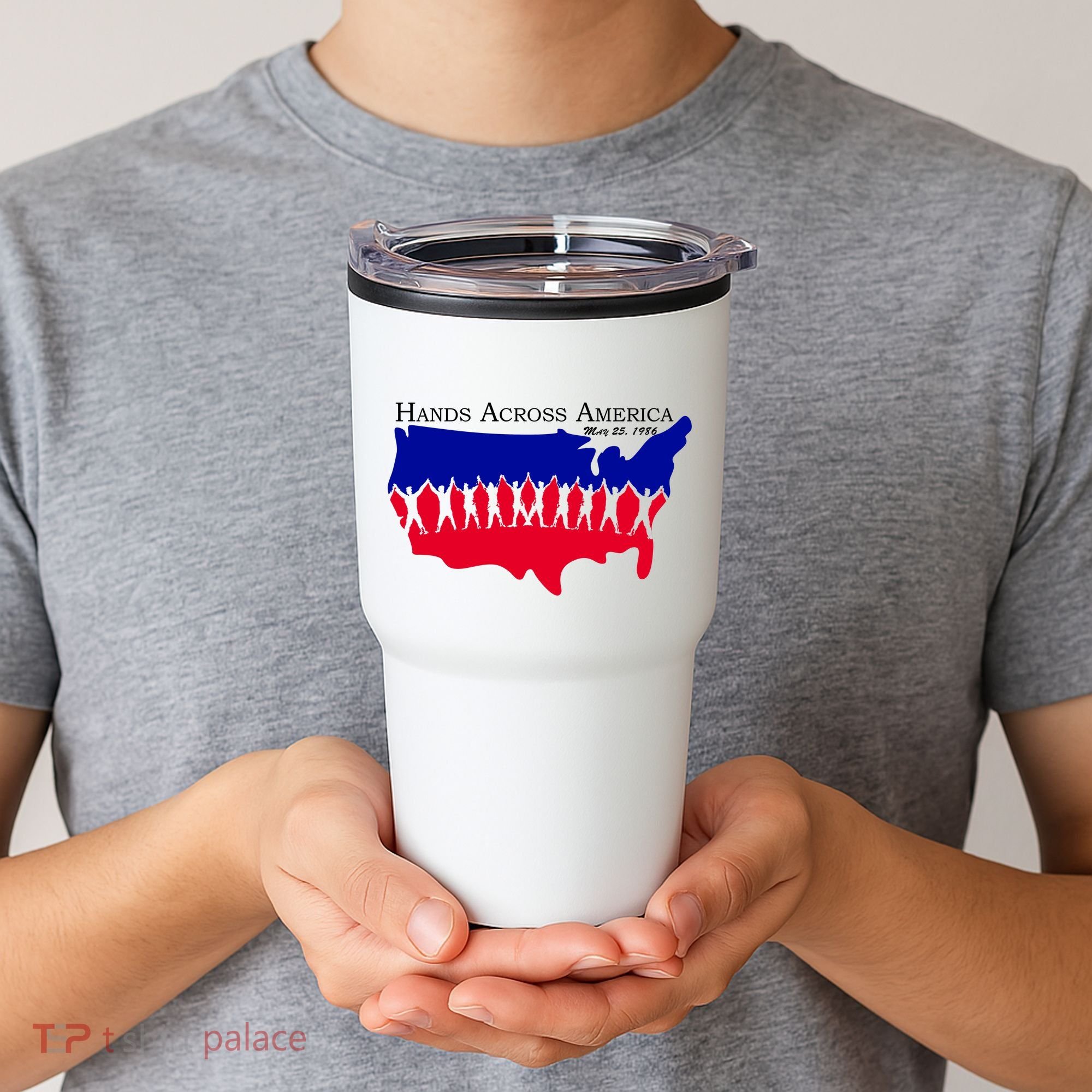 Hands Across America Stand Together Tumbler