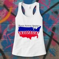Hands Across America Stand Together Women's Tank Top thumb 3